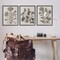 Stupell Industries Vintage Country Botanicals 3pc Framed Giclee Wall Art Set Design by Lil' Rue